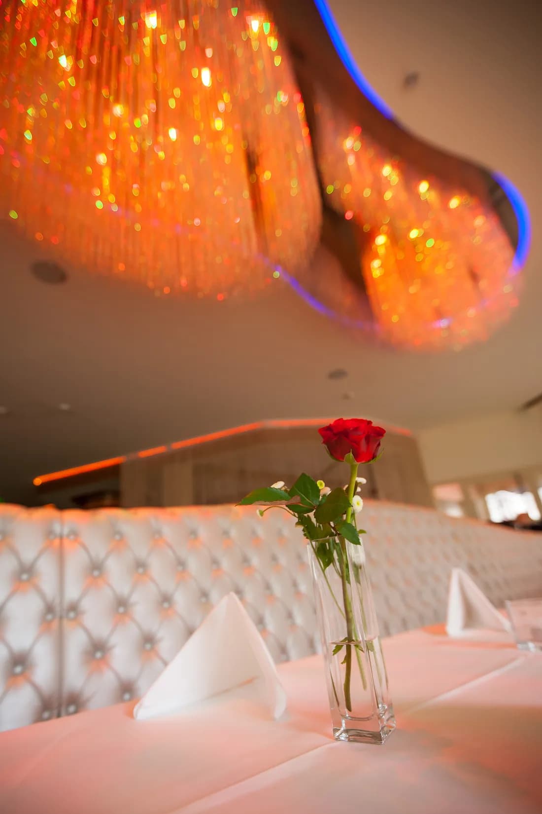 Detail from the MIO Berlin restaurant at Alexanderplatz